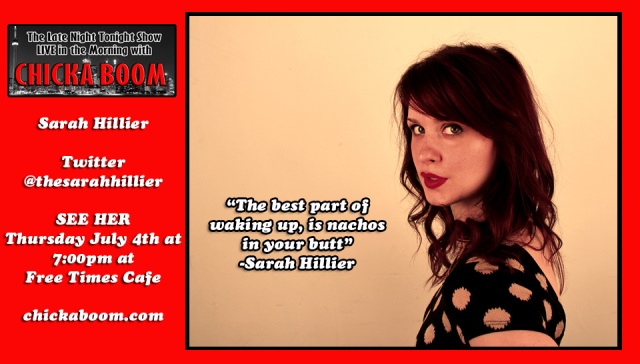 Sarah Hillier is a guaranteed can of laughs!!!